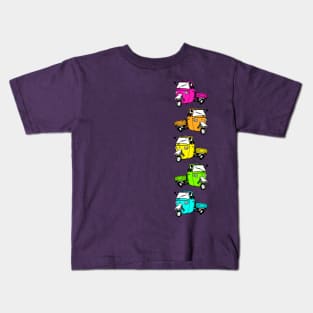 Ape Piaggio fluo Kids T-Shirt